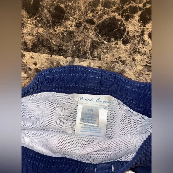 Polo Ralph Lauren Toddler Navy Bathing Suit 24Months - Picture 3 of 7